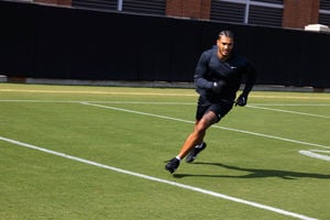 Bru McCoy at Neyland Stadium Behind the Scene