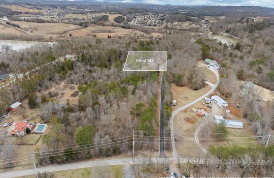 1761 Rays Gap - property line