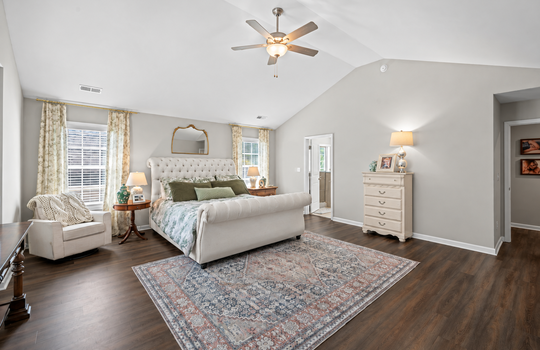 Serene Neutral Vaulted Bedroom Retreat