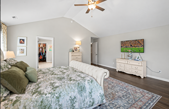 Spacious Neutral Master Bedroom Retreat