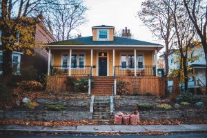 yellow house