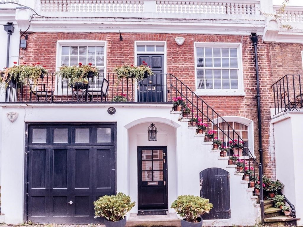 lovely brick townhome exterior