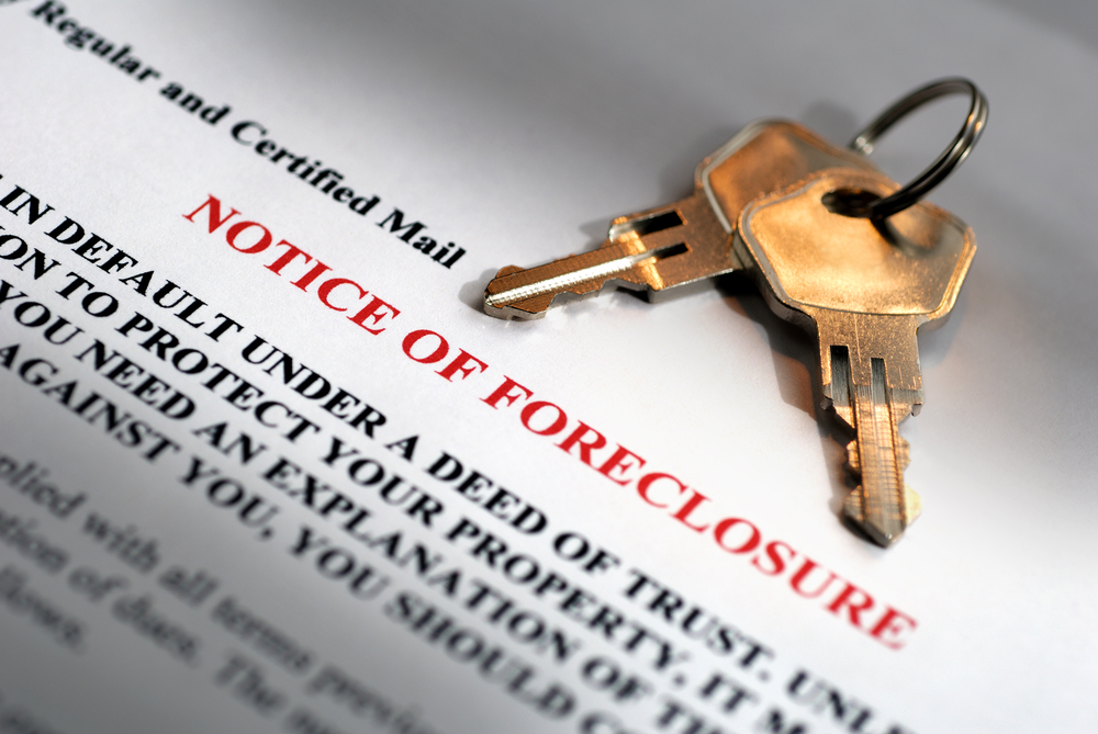 Notice of foreclosure