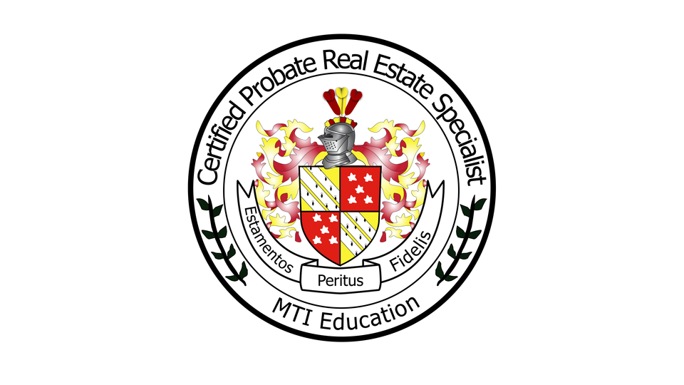 Certified Probate Real Estate Specialist