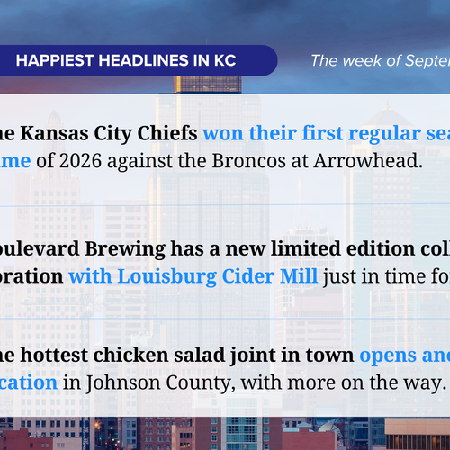 Three Reasons to Love Living in Kansas City this Week: September 14, 2026 KC Small Talk