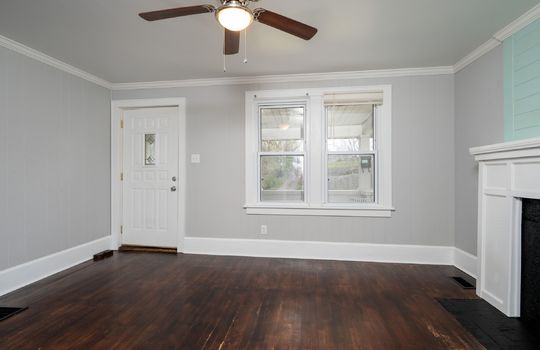 original hardwood, floors, living room