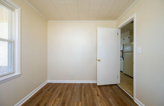new flooring, bedroom, door