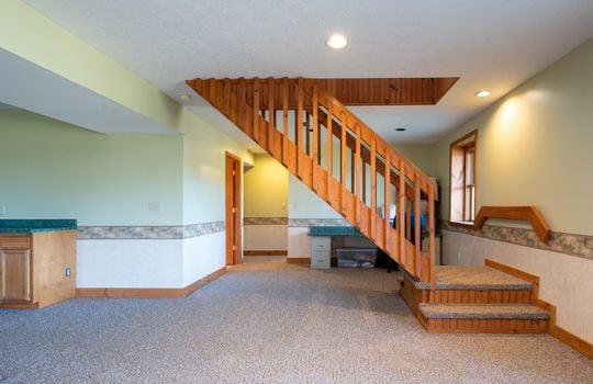 stairs, wood, basement