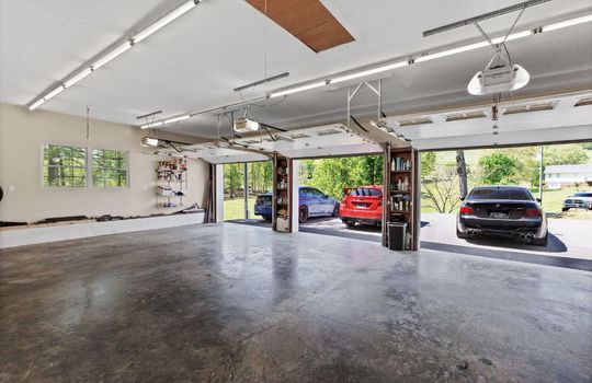 garage, large, concrete, cars