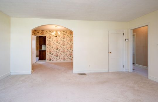 archway, wallpaper, carpet