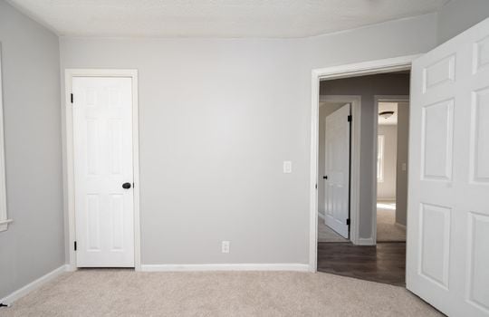bedroom, closet, entry, door