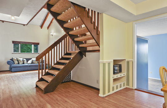 stairs, wood, flooring