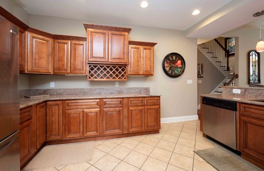 kitchen, wine bar, dishwasher