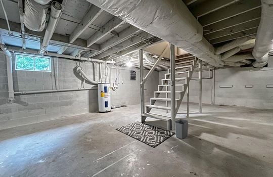 basement, stairs, insulation