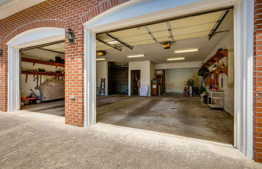 garage, door, open