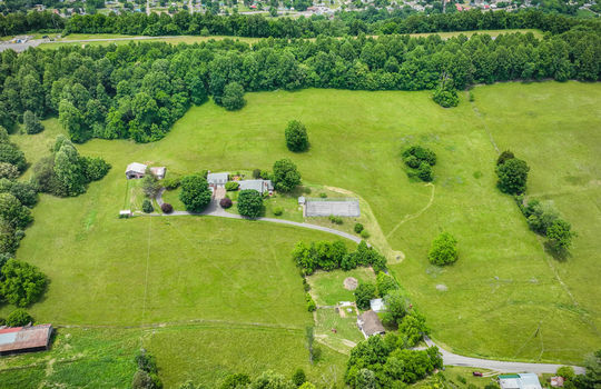 aerial view, land, house for sale