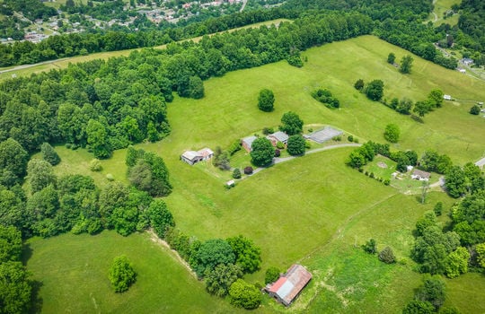 overview, house, acreage