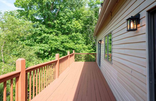 back deck, porch, hardwood