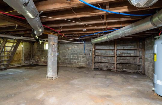 basement, storage, unfinished