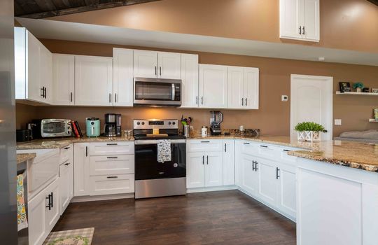 kitchen, hardwood floors, updated