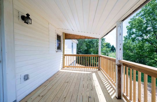 back deck, patio, covered, wood