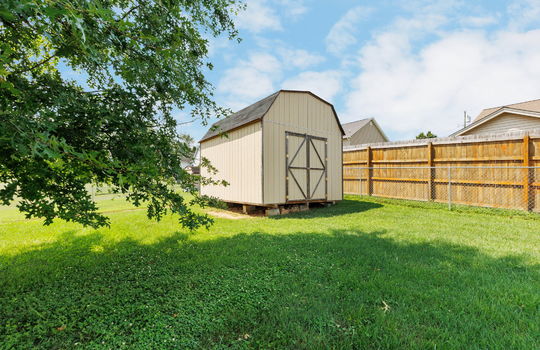 back yard, shed, outbuilding