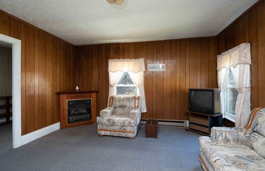 Living Room, Window, Carpet, Gas Fireplace