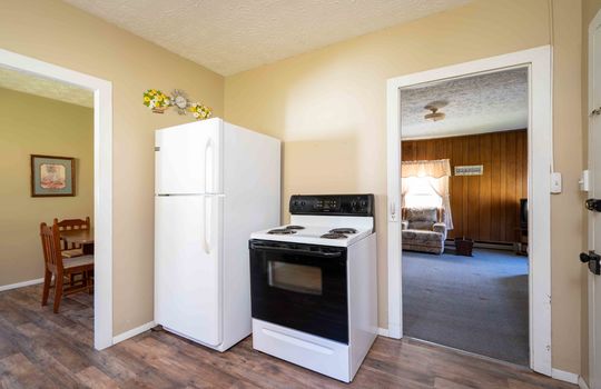Kitchen, Refrigerator, Range, Doorway