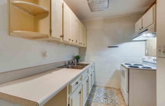 Basement Secondary Kitchen, Stove, Cabinets, Sink