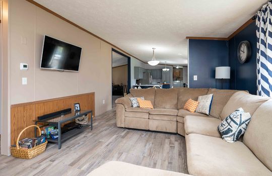 Living Room, Luxury Vinyl Flooring