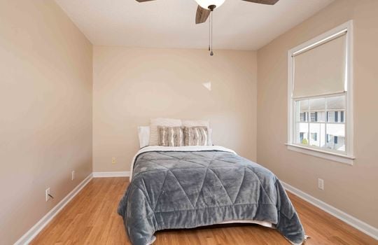 Bedroom, Ceiling Fan, Laminate Flooring, Window