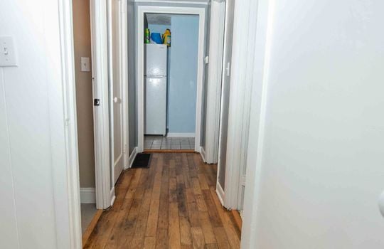 Hallway, Wood Flooring, Doorways