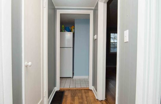Hallway, Wood Flooring, Doorways