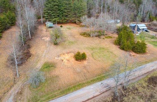 Land for Sale, Aerial View, Trees, Building spots