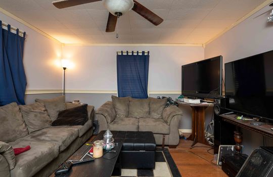 Living Room, Window, Ceiling Fan, Laminate Flooring