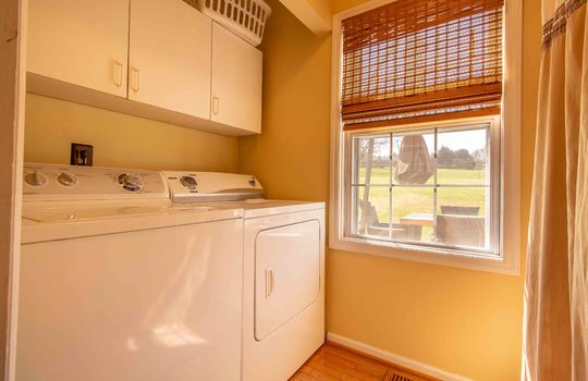 laundry room, cabinets, window