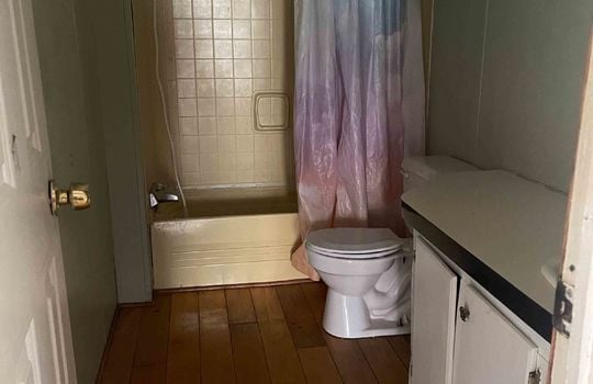 bathroom, tub, shower, toilet, sink
