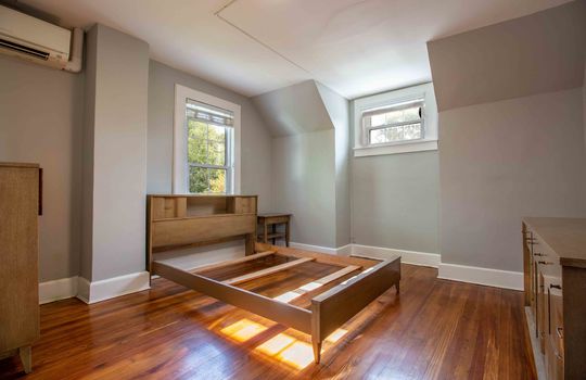bedroom, window, hardwood flooring