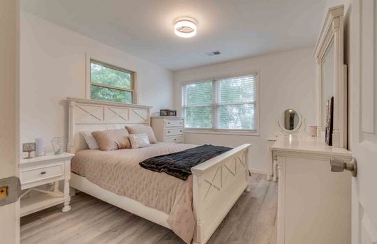 bedroom, window, luxury vinyl flooring