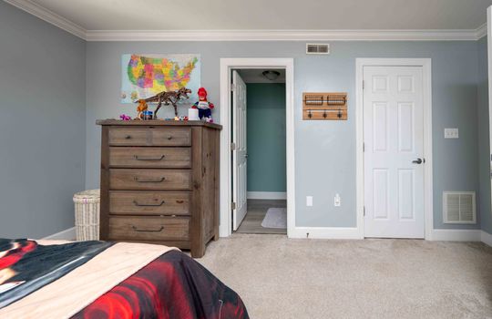 Level 2, Bedroom 4, ensuite, closet, carpet