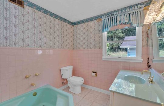 bathroom, tile, sink, tub, toilet, window