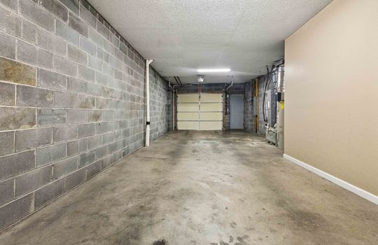 garage, garage door, concrete flooring