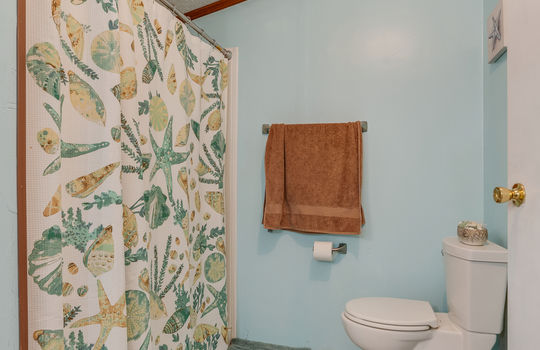 primary bathroom, toilet, shower/tub