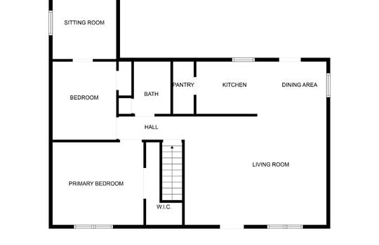 Main level floorplan