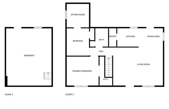 floor plan of home, for lease only