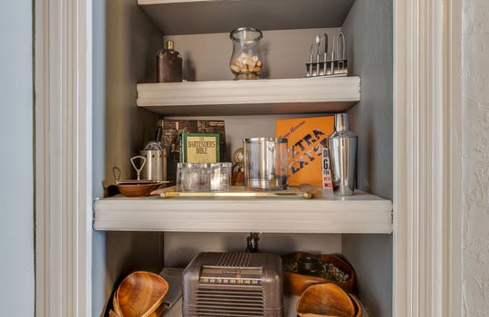 pantry/storage shelves