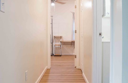 hallway, luxury vinyl flooring