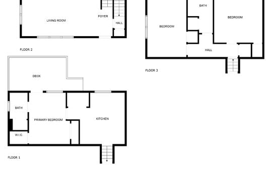 floorplan with all floors