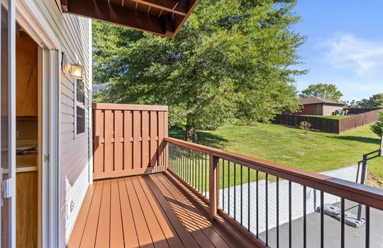 back deck, balcony