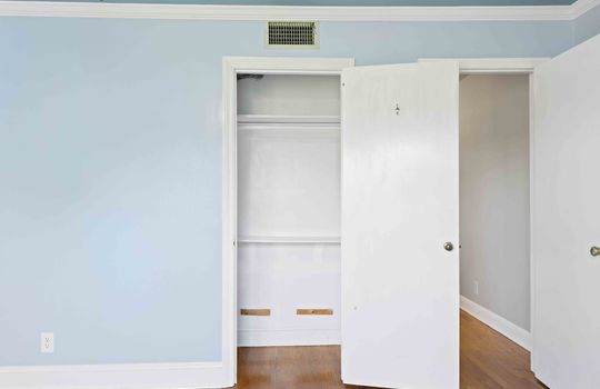 closet, hardwood flooring, shelving